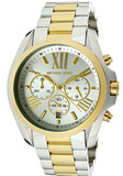 Michael Kors Bradshaw Silver Dial Two Tone Steel Strap Watch for Women - MK5627