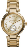 Michael Kors MK5867 Skylar Quartz Women's Watch – Gold Dial & Gold Steel Bracelet