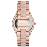 Michael Kors Bryn Rose Gold Dial Two Tone Steel Strap Watch for Women - MK6135