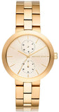 Michael Kors MK6408 Garner Quartz Women's Watch – Gold Dial & Gold Steel Strap