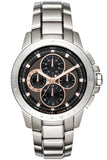 Michael Kors MK8528 Ryker Chronograph Men's Watch – Black Dial & Silver Steel Strap