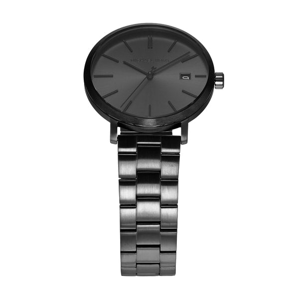 Michael Kors Blake Three-Hand Black Dial Black Steel Strap Watch for Men - MK9135