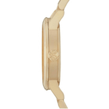 Burberry The City White Dial Gold Steel Strap Watch for Women - BU9103