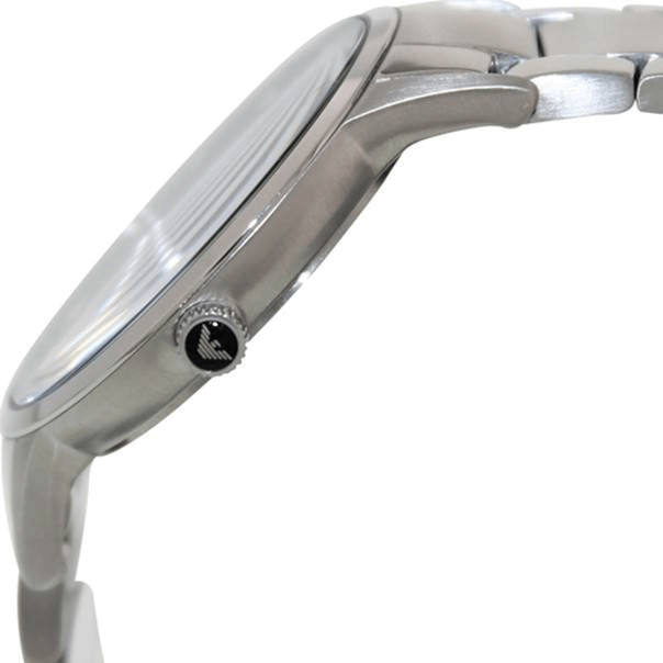 Emporio Armani Sportivo Black Dial Silver Stainless Steel Watch For Men - AR2457