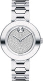 Movado 3600567 Bold Quartz Women's Watch – Silver Dial & Silver Steel Strap