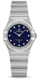 Omega 131.10.25.60.53.001 Constellation Manhattan Quartz Women’s Watch – Diamond Blue Dial & Silver Stainless Steel Bracelet