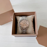 Citizen x Pantone NJ0158-89Y Men's Automatic Watch – Warm Sand Dial with Silver Steel Strap