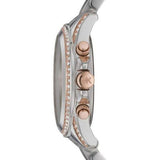 Michael Kors Blair Chronograph Silver Dial Silver Steel Strap Watch for Women - MK5459