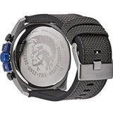 Diesel Mega Chief Chronograph Black Dial Black Nylon Strap Watch For Men - DZ4500