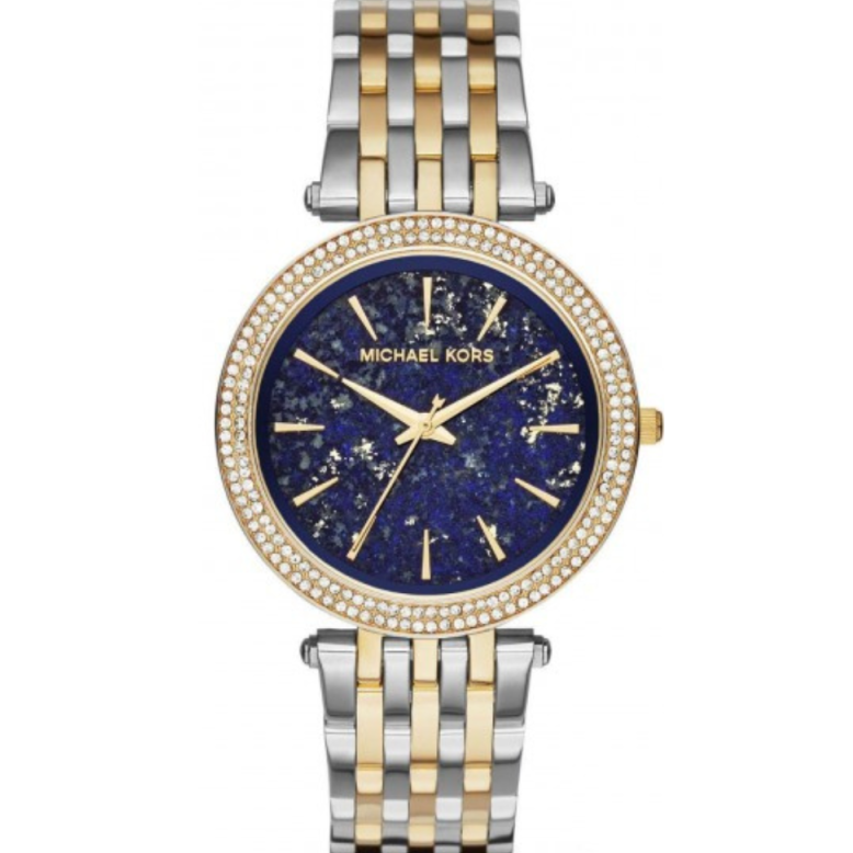 Michael Kors Darci Quartz Blue Dial Two Tone Steel Strap Watch For Women - MK3401