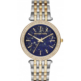 Michael Kors Darci Quartz Blue Dial Two Tone Steel Strap Watch For Women - MK3401