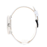 Swarovski Crystalline Pure White Dial White Leather Strap Watch for Women - 5275046