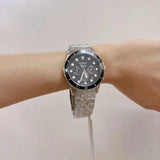 Fossil FS5837 FB-01 Chronograph Men’s Watch – Black Dial with Silver Steel Strap