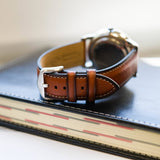 Fossil FS5903 Neutra Minimalist Moonphase Men’s Watch – Blue Dial with Brown Leather Strap