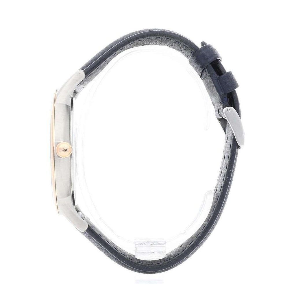 Emporio Armani Renato Analog Blue Dial Blue Leather Strap Watch For Men - AR11188