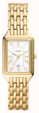 Fossil ES5220 Raquel Women’s Watch – White Dial with Gold-Tone Stainless Steel Strap & Date Display