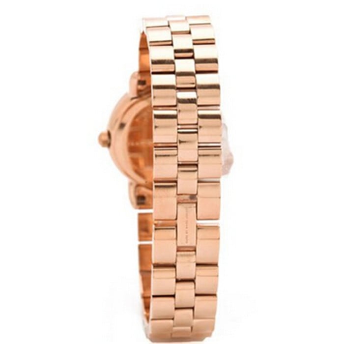 Marc Jacobs Marci Rose Gold Dial Rose Gold Steel Strap Watch for Women - MBM3175