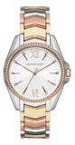 Michael Kors MK6686 Whitney Quartz Women's Watch – White Dial & Two-Tone Steel Bracelet