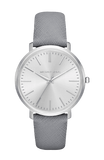 Michael Kors MK2470 Jaryn Quartz Women's Watch – Silver Dial & Grey Leather Strap