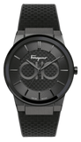 Salvatore Ferragamo SFHP00320 Sapphire Men's Watch – Black Dial & Black Rubber Strap