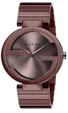 Gucci YA133211 Interlocking XL Men's Watch – Brown Dial & Brown Steel Bracelet