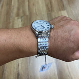 Tissot T006.407.11.033.03 Le Locle Powermatic 80 Men's Watch – Silver Dial & Silver Steel Strap