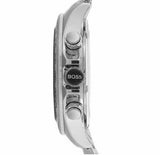 Hugo Boss Ikon Black Dial Silver Steel Strap Watch for Men - 1512965
