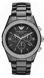 Emporio Armani AR1455 Ceramica Quartz Men's Watch – Black Dial & Black Ceramic Strap