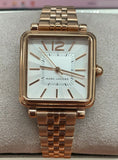 Marc Jacobs Vic Silver Dial Gold Steel Strap Watch for Women - MJ3462