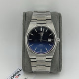 Tissot T137.407.11.051.01 Powermatic 80 Men's Watch – Gradient Blue Dial & Silver Steel Strap