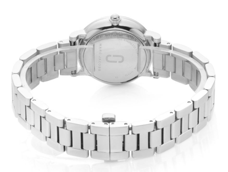 Marc Jacobs Classic White Dial Silver Steel Strap Watch for Women - MJ3581