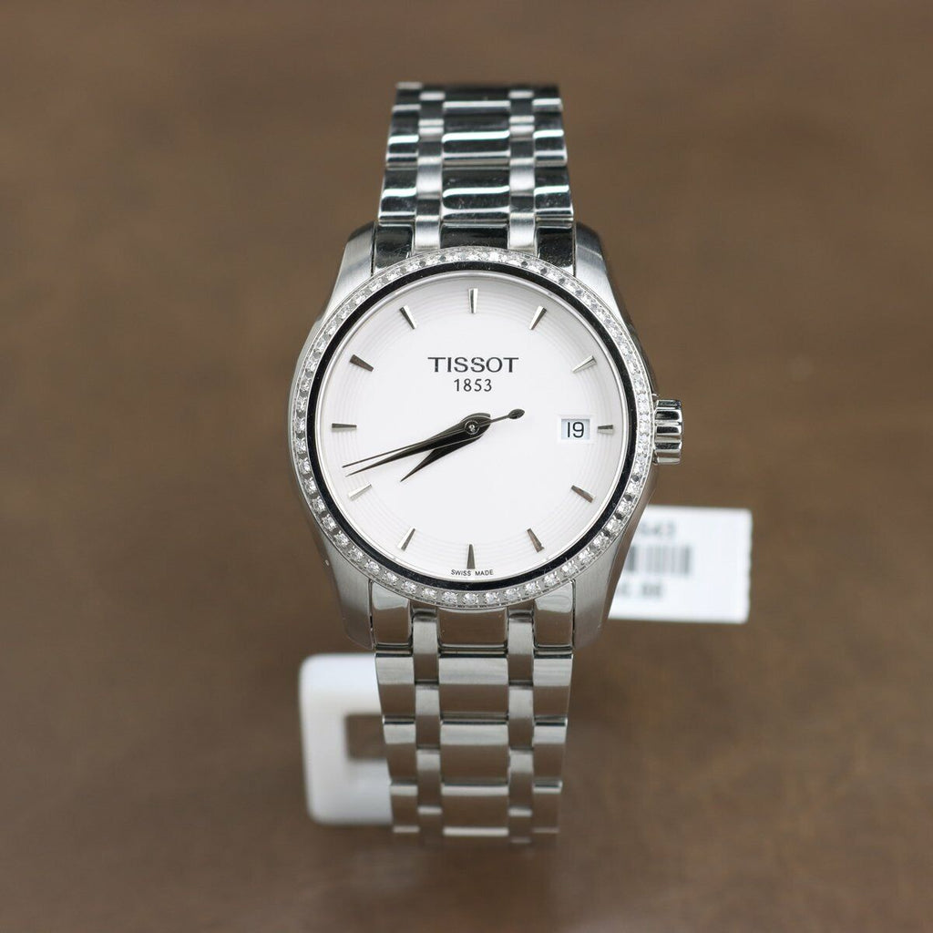 Tissot T Trend Couturier Lady White Dial Watch For Women - T035.210.61.011.00