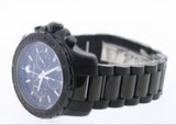 Movado Series 800 Chronograph Black Dial Black Steel Strap Watch For Men - 2600119