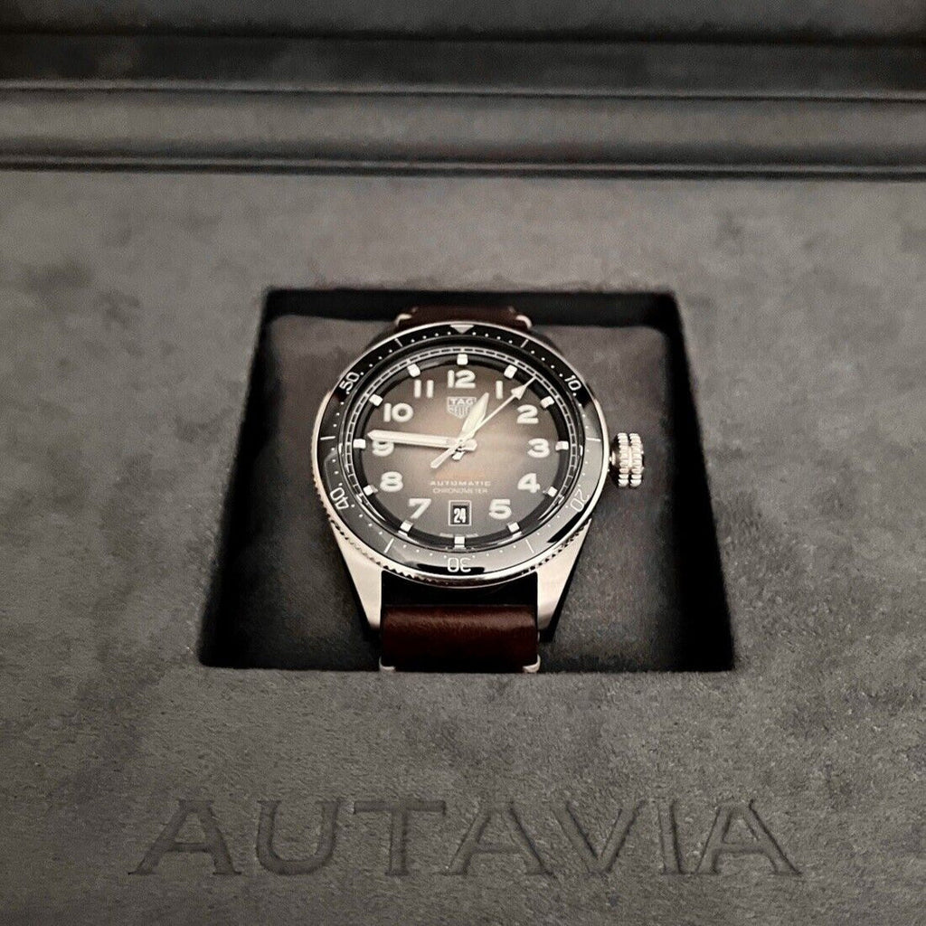 Tag Heuer Autavia Automatic Grey Dial Watch for Men - WBE5114.FC8266