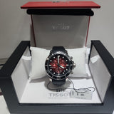 Tissot Seastar 1000 Chronograph Red Dial Black Rubber Strap Watch For Men - T120.417.17.421.00