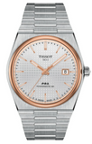 Tissot T1374072203100 PRX Powermatic 80 Men's Watch – Silver Dial & Silver Steel Strap