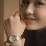 Marc Jacobs Classic White Dial Silver Steel Strap Watch for Women - MJ3581