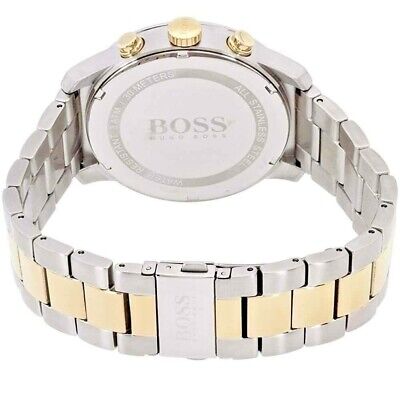 Hugo Boss Professional Black Dial Two Tone Steel Strap Watch for Men - 1513529