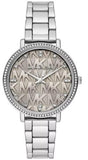 Michael Kors MK4672 Pyper Three-Hand Women's Watch – Grey Dial & Silver Steel Strap