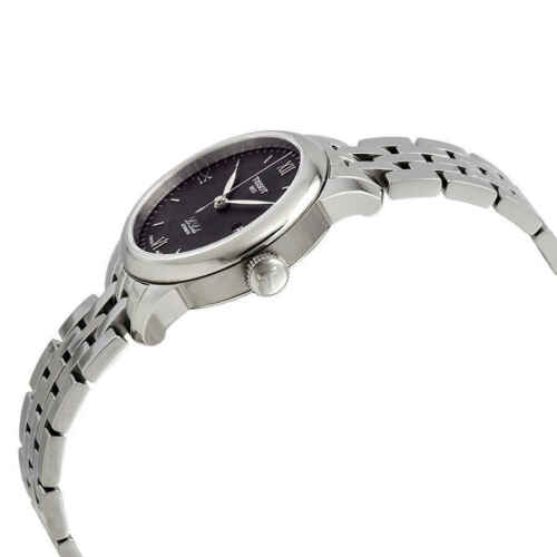 Tissot Le Locle Automatic Lady Black Dial Silver Steel Strap Watch For Women - T006.207.11.058.00