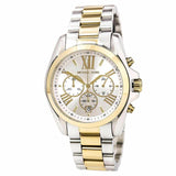 Michael Kors Bradshaw Silver Dial Two Tone Steel Strap Watch for Women - MK5627