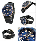 Seiko 5 Sports SBSA098 Automatic Men's Watch – Blue Dial & Black NATO Strap