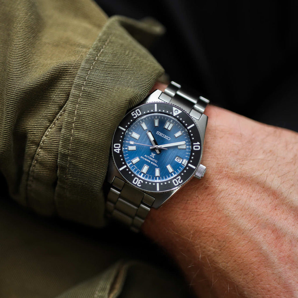 Seiko Prospex Glacier Save the Ocean Green Dial Silver Steel Strap Watch For Men - SPB297J1