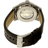 Fossil Pilot 54 Automatic Cream Dial Brown Leather Strap Watch for Men - ME3119