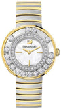 Swarovski 1187022 Lovely Crystals Women's Watch – Mother-of-Pearl Dial & Two-Tone Steel Strap