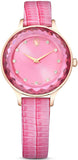 Swarovski 5650030 Octea Nova Women's Watch – Pink Dial & Pink Leather Strap