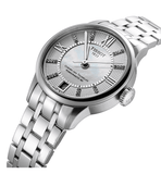 Tissot Chemin Des Tourelles Powermatic 80 Helvetic Silver Dial Silver Steel Strap Watch For Women - T099.207.11.116.00