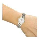 Tissot T Classic Everytime Small White Dial Two Tone Mesh Bracelet Watch For Women - T109.210.22.031.00