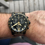 Tissot T125.617.37.051.01 Supersport Chrono Men’s Watch – Black Dial & Beige Nylon Strap