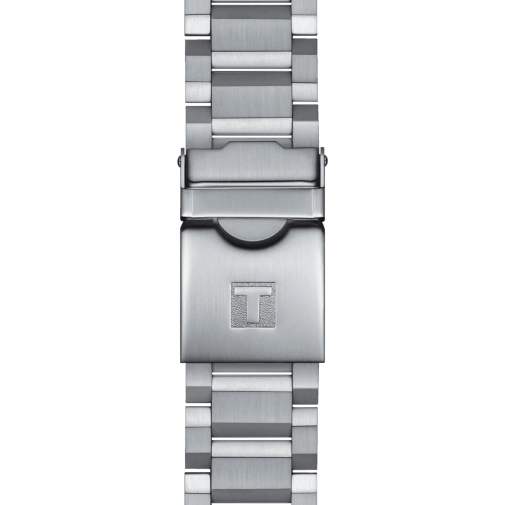 Tissot Supersport Chrono Black Dial Silver Steel Strap Watch For Men - T125.617.21.051.00